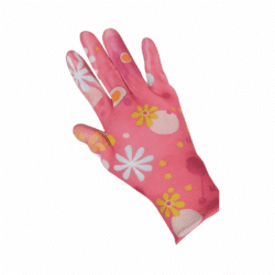 Poliészter védő kertészeti kesztyűk